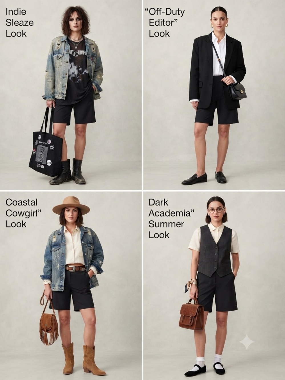 Hilary Radley Black Tailored Bermuda Shorts